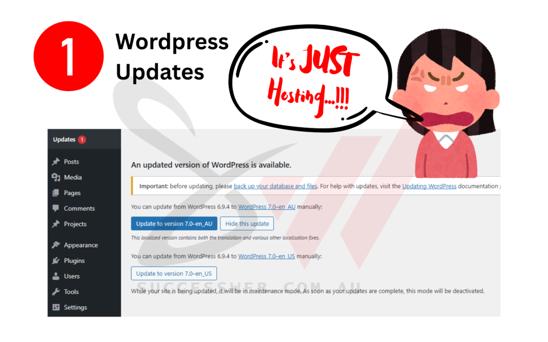 “Just hosting”!